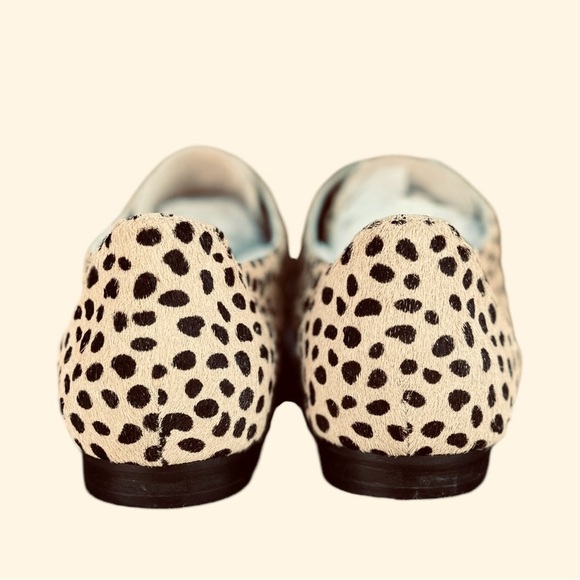 Matisse Mon Amie Calf Hair Slip On Oxfords Sz 8M Pointed Toe Side Cut-outs - Picture 3 of 12